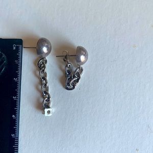 Handmade brand new chains looped earrings
